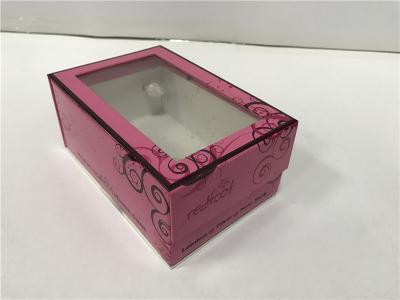 China Corrugated Paper Large Flat Gift Box Front Drop Well - Sealing Recyclable Pink for sale