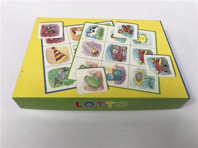 China Bild-Puzzlespiel-Pappspielzeugkiste-Deckel-und Basis-Nahrungsmittelgrad bereiten Material auf zu verkaufen