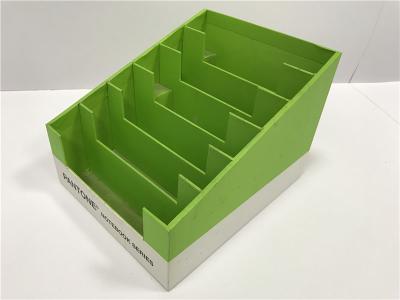 China Hierarchy Cardboard Rack Card Holders , Carton Display Stands With Dividers for sale