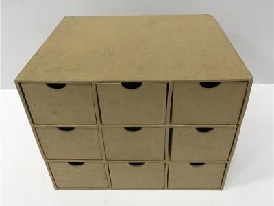 China Kraft Paper Counter Display Boxes Square Drawer Type For Rings Necklaces for sale