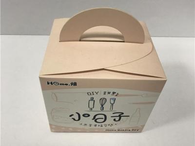 China BGM50 Cardboard Packing Boxes Creamy White Bag Shaped Foam / EVA Inside for sale