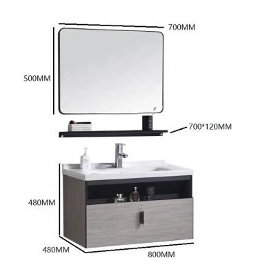 China 2022 Newest Arrival Two Door Modern Bathroom Cabinet Touch Screen Medicine Cabinet Cabinet Bathroom Vanity for sale