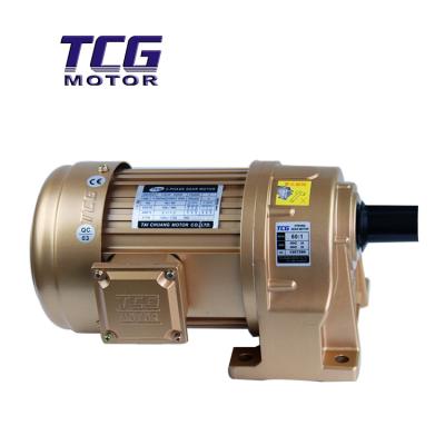 China Foot mounted gear motor with gearbox, 100W-3700W, helical gear TCH32-1500-25S for sale