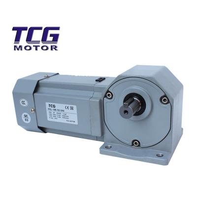 China AC 60W Aluminum Right Angle Hypoid Geared Motor for sale