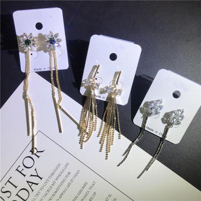 China LUOXIN FASHIONABLE Elegant Jewelry Silver Plating Around Zircon Stud Earring Set for sale