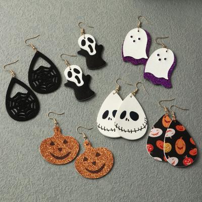 China LUOXIN Romantic Hot Sale Halloween Decoration 2021 Party Supplies Custom Halloween Earrings for sale