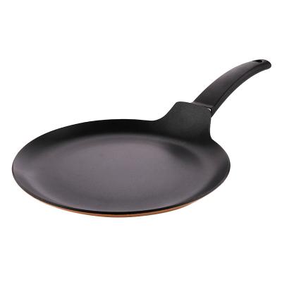 China Sustainable Aluminum Alloy Non-Stick Coating Die Cast Pancake Pan With Bakelite Handle for sale