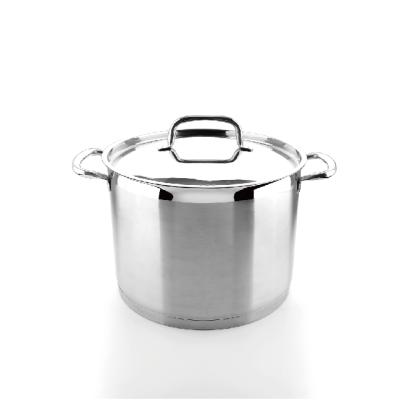 China Large Sustainable 202 Stainless Steel Household Healthy Non Toxic Casserole for sale