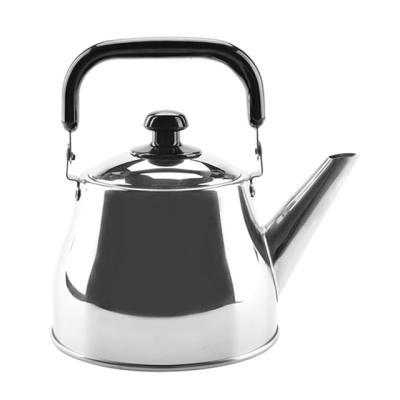 China Sustainable 2.5L 304 Stainless Steel Mirror Surface Teapot With Bakelite Handle for sale