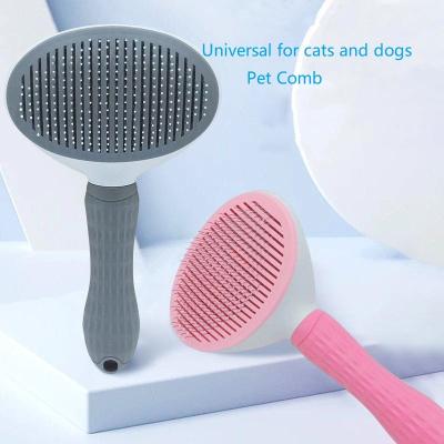 China For Home Use Safety Straightens Dog Hair Removal Brush Pet Grooming Hair Remover Tool Pet Products Pet Cleaning Comb for sale