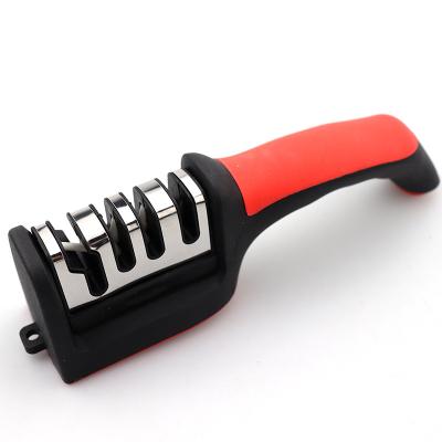 China Viable Multifunctional Kitchen Knife Sharpener Stainless Steel Chef Knives Sharpener with Sharper Scissors for sale