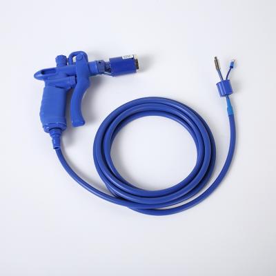 China Industrial Hopper Gun Static Eliminator Anti Static Ionizing Electrostatic Eliminating Air Gun Bronze for sale