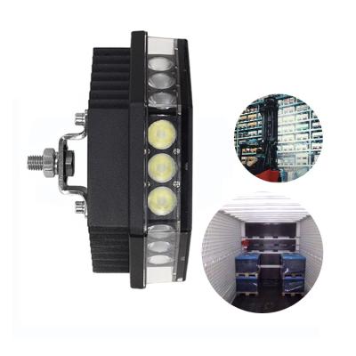 China New Aluminum 12V LED Work Lights Vertical Forklift Truck Headlight Suitable For Warehouse Truck Container for sale