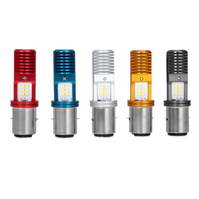 China Durable Motorcycle 8-80V Motorcycle Headlights LED-HS1 7/6W BA20D Motorcycle Led Headlight Bulb for sale