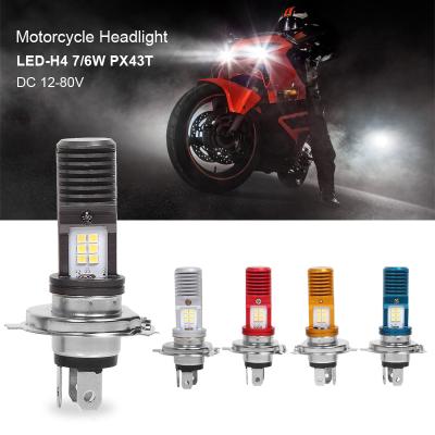 China Durable 8-80V AC/DC Led Lamp Bulb H4 Motorcycle Headlight Led Bulb for sale