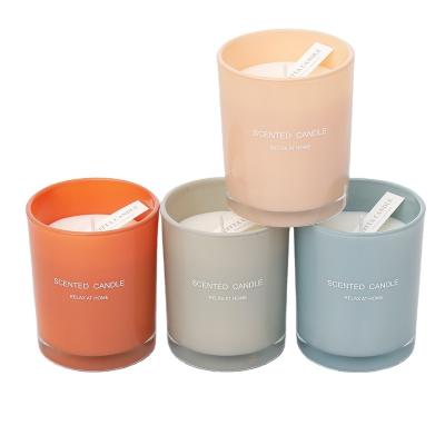 China Home Decoration Wholesale Private Label Scented Candles Christmas Halloween Scented Candles Fruit Scent Gifts Candles for sale