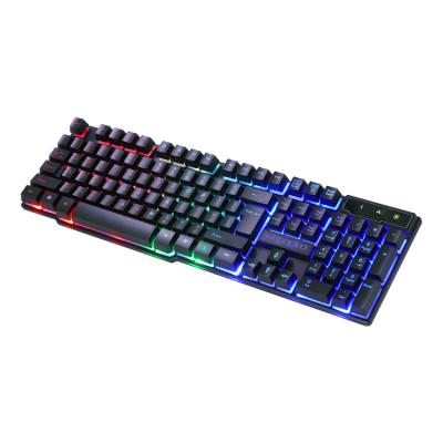 China V3 RGB Gaming Keyboard 104 Keys Keyboard Plug and Play Waterproof Dust Wired Keyboard PC Game for sale