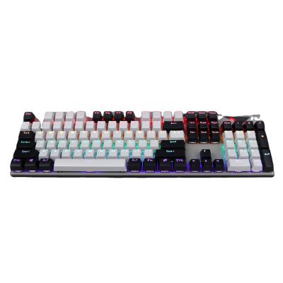 China Plug & Play Custom Keyboard 104 Keys Gaming Mechanical Backlit Keyboards For Computer PC Gamer English for sale