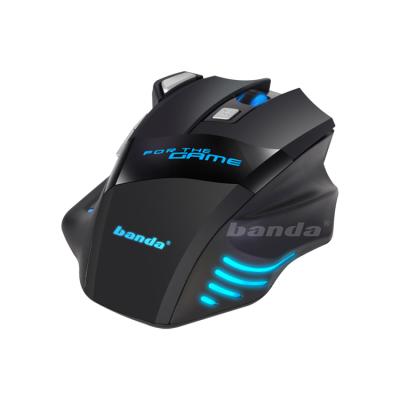 China Ergonomic 1600-3600dpi RGB Light Gaming Mouse Wired Mouse 1.5m Mouse Ergonomic Design For Gamer for sale