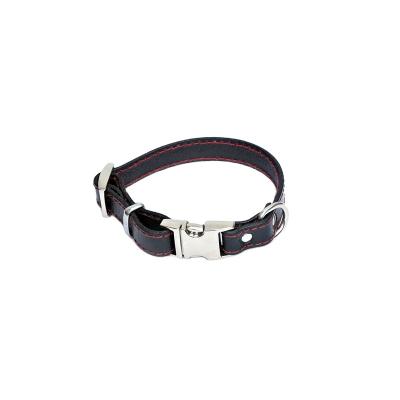 China 420*15mm Small Viable Leather Collar Dogs Buckle Leather Collar for sale