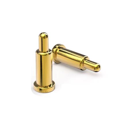 China Custom Automotive High Specific Current Female Electrode 2X3 Spring Pogo Pin Connector Brass Gold Plated Pin Magnetic Pogo Probe for sale