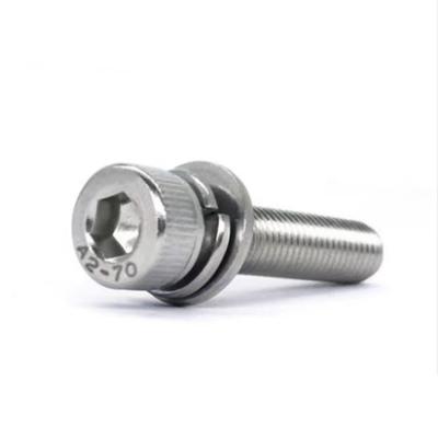 China OEM Flat Hex Hexagon Stainless Steel Screw , Color And Size OEM Available for sale