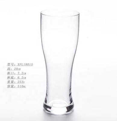 China CLASSIC Hot Sale Beer Drink Long Drinks Pilsner Glass Mug Lead Free Crystal Craft Beer Glasses Glass for sale