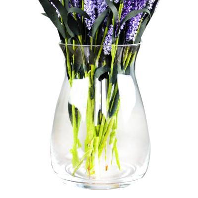 China New Crystal Glass Vase Wedding Flower Vase Rainbow concise style wholesale classic/postmodern for sale