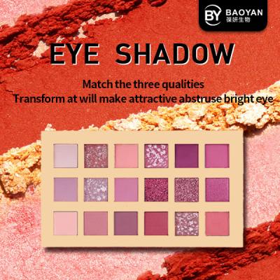 China 18 Colors High Pigmented Eyeshadow Palette Cruelty Free Mineral Ingredient for sale