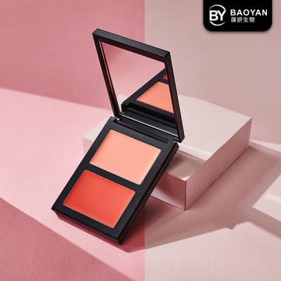 Κίνα 2 το πρόσωπο Makeup Blusher χρώματος, όλο το δέρμα εφαρμόζει διπλό αδιάβροχο Blusher προς πώληση