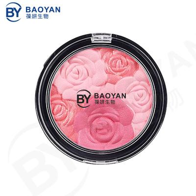 China Brillo impermeable floreciente Matte Pigmented de Rose Flower Contour Blush Highlight en venta