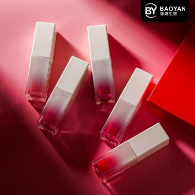 China Gradient Color Shimmer Lip Gloss Container Tube Private Label for sale