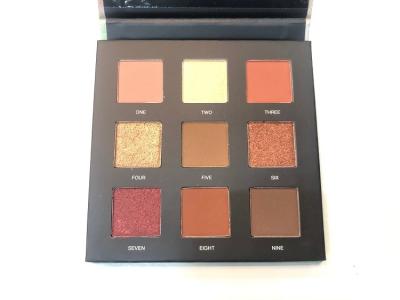 China 9 Schatten-Matte Shimmer Finish High Pigmented-Lidschatten-Palette zu verkaufen