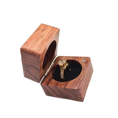 China Folk art ring gift box can be customized wooden box price for sale