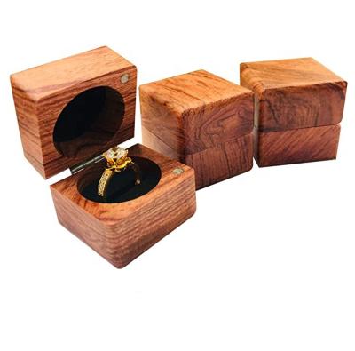 China Folk art factory supplier ring gift box can be customized wooden box for sale