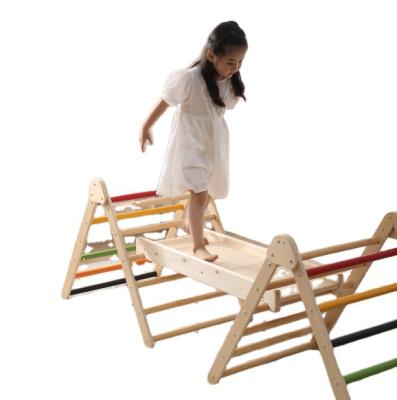 China For Kids Action Training Ability Climbing Frame Price For Climbing Wooden Frames Kids Wooden Baby Kids Wooden Frames for sale