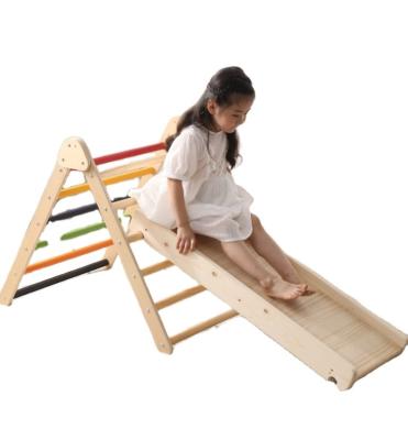 China For Kids Training Action Ability 2021 Good Quality Indoor Playground Kids Climbing Wooden Frames for sale