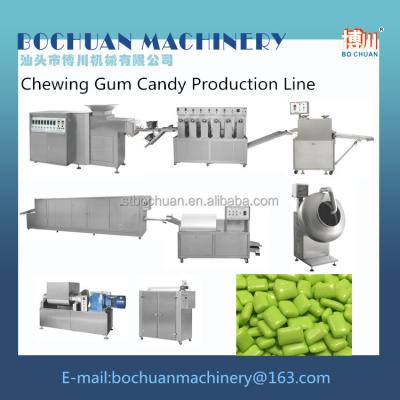 Chine Automatic Xylitol Chewing Gum Factory Machinery Candy Production Line And Bubble Gum Making Machine 500-600kg/h à vendre