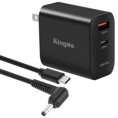 China Lenovo Type C KingMa PD Portable Charger LAPTOP Fast Charging 65W GaN to DC 4.0*1.7mm Connect Cable For Lenovo Laptop for sale