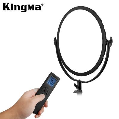 China Kingma Circle LED Photography CRI95 3200K/5600k Studio Video Camera Lighting with Remote Control LED013-SL360ARC for sale