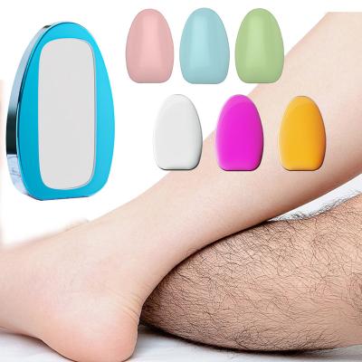 China Crystal Hair Removal Men Women Car Body Epilator Physical Painless Glass Body Hair Removal Easy Cleaning Tool for sale