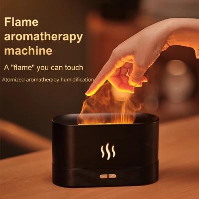 China VEPEST Ultrasonic Aromatherapy Flame Diffuser Humidifier USB Fire Essential Oil Aroma Diffusers for sale