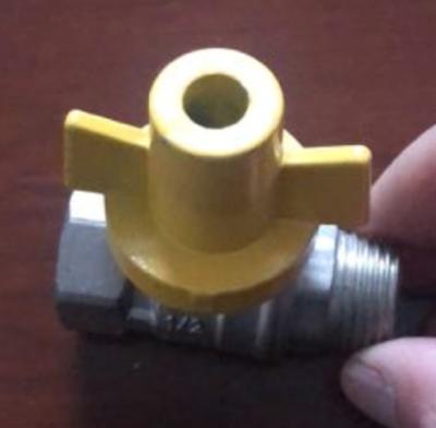 China Modern Brass Locking Ball Valve for sale