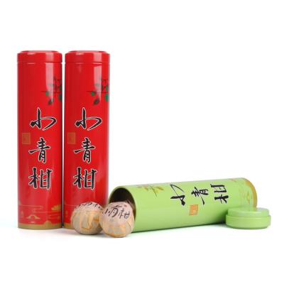 China Mint Shandong Xin Jia Yi Packaging Round Metal Candy Tin Box With Slide Lid Candle for sale