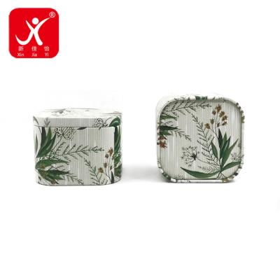 China Xin Jia Yi Packaging Metal Square Tin Box Small DIY Materials Reused Jewelry Mini Tin Cases Tin Box Christmas Wedding Candy Gift for sale