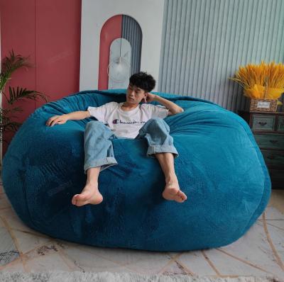 China XXXL(Size) Dropshipping Adjustable FOAM BAG Sherpa Cloth Giant Extra Large Faux Fur Bean Bag Chair Covers Unfilled Chair Bean Bag Even Large Bag for sale