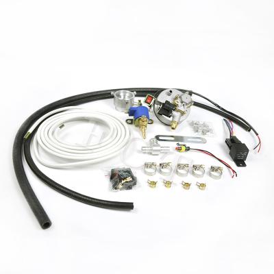 China LPG Motorcycle Engine Fuel Kit Gnv Sistema Gas Conversion Standard Size Kit Para Sistema De Injeccion Motorcycle Full Kit Vehicular Injection for sale