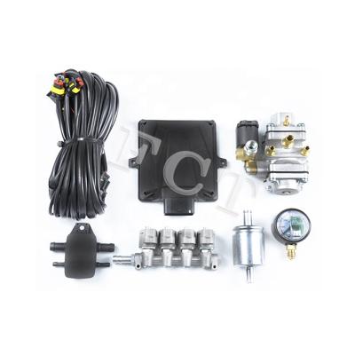 China Auto gas equipment plastic/copper/rubber/aluminum cng carburator switch conversion injector kit for sale