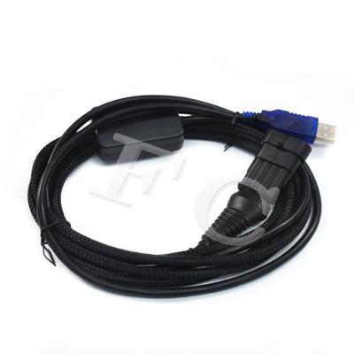 China FC ECU USB auto factory supply cng mp48 lpg cng mp48 lpg auto gasoline fuel system interface cable USB CNG CNG NGV interface cable size for sale