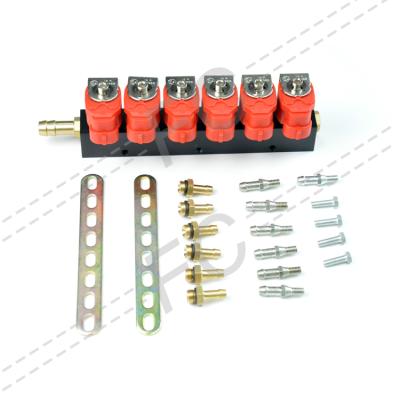 China DT4C Conversion Kit 3-Ohm 6 Cylinder CNG LPG Style CNG Rail Injector (Pure Iron) FC Autogas for sale